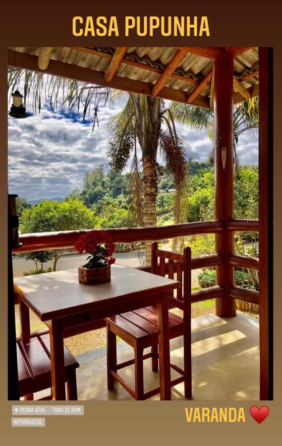 Отель Sitio Dos Palmitos - Casa Pupunha Педра-Азул Экстерьер фото